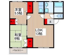 ノイエＡの物件間取画像